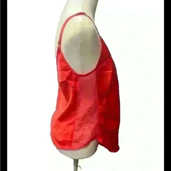 Sam Edelman Red Tank with mesh cut out - Picture 3 of 7